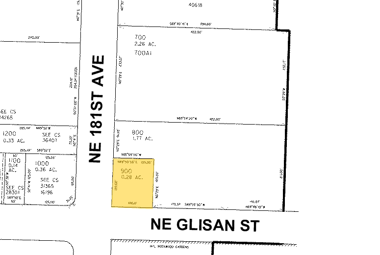 514 NE 181st Ave, Portland, OR for sale - Plat Map - Image 2 of 5