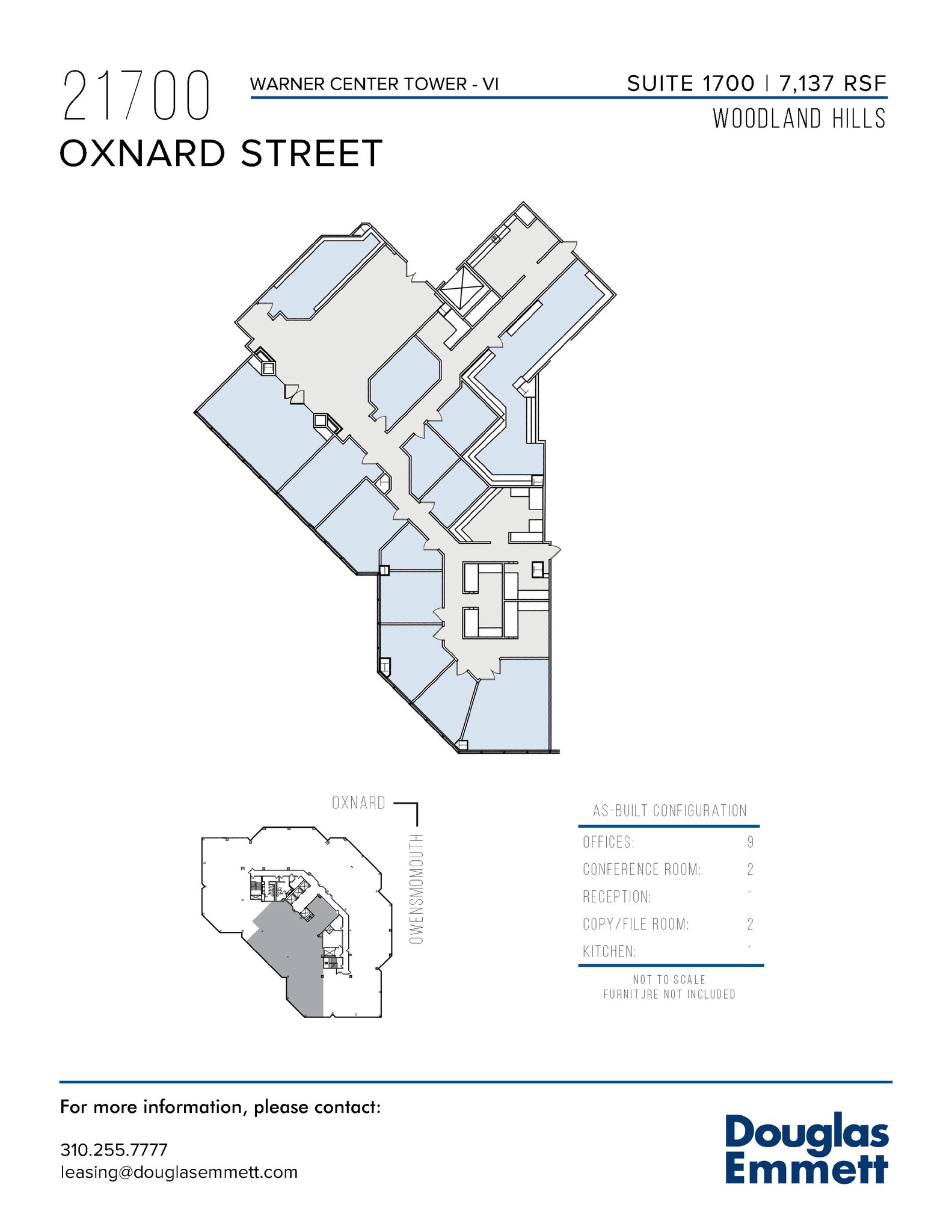 21700 Oxnard St, Woodland Hills, CA for lease Floor Plan- Image 1 of 1