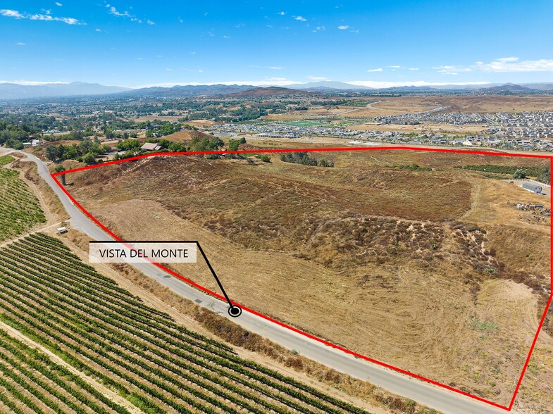 Vista del Monte Road, Temecula, CA for sale - Aerial - Image 3 of 11