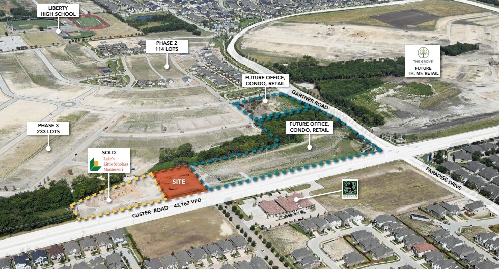SWQ Custer Rd & Gartner Rd, Frisco, TX for sale Building Photo- Image 1 of 1