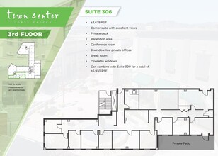 770 Tamalpais Dr, Corte Madera, CA for lease Floor Plan- Image 1 of 2