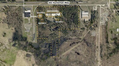 302 Huntsman Way, Longview, TX - AERIAL  map view