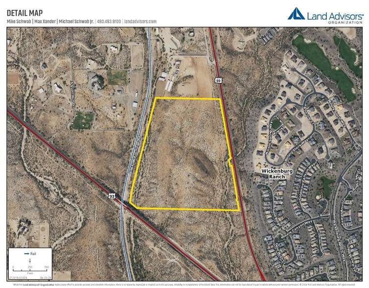 SR 89 & HWY 93 hwy, Wickenburg, AZ for sale - Aerial - Image 1 of 4