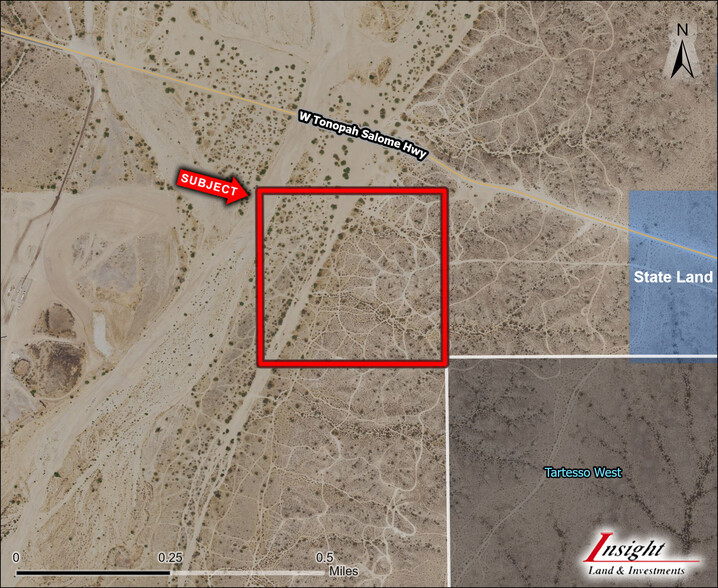 TONOPAH-SALOME Hwy, Tonopah, AZ for sale - Aerial - Image 1 of 3