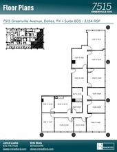 7515 Greenville Ave, Dallas, TX for lease Floor Plan- Image 2 of 2