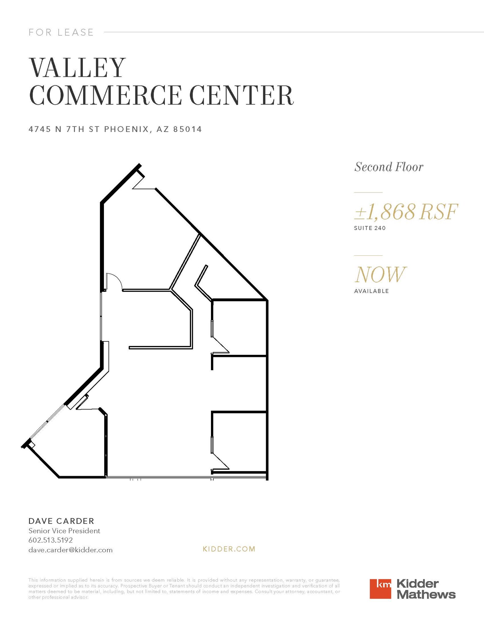 4745 N 7th St, Phoenix, AZ for lease Floor Plan- Image 1 of 1