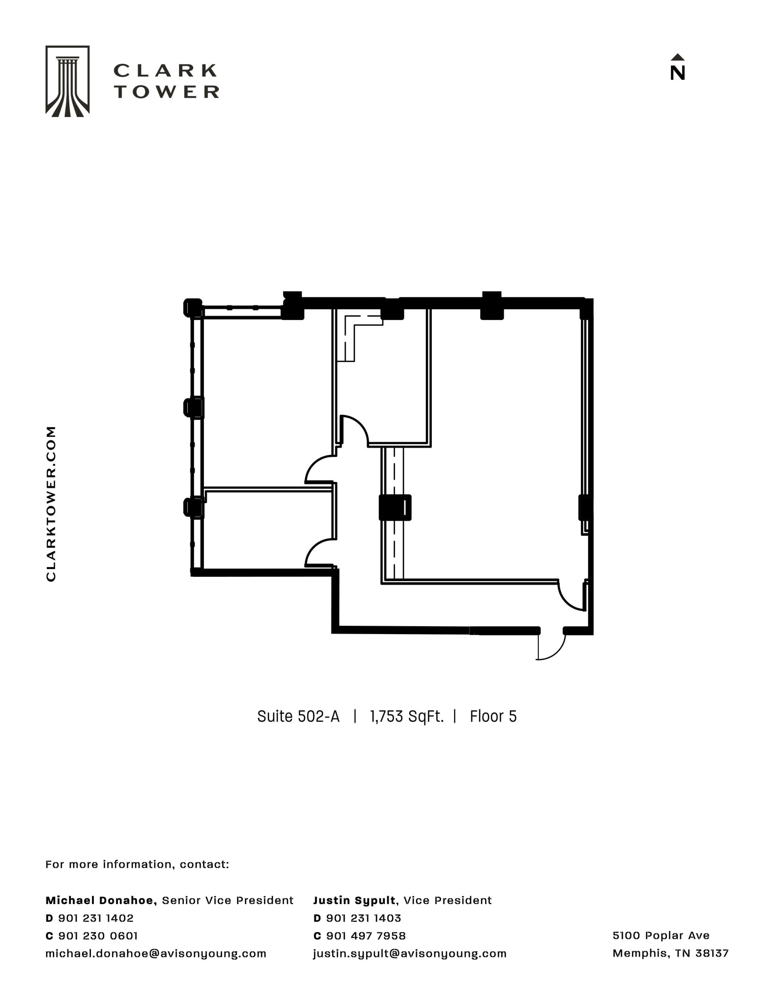 5100 Poplar Ave, Memphis, TN for lease Site Plan- Image 1 of 1