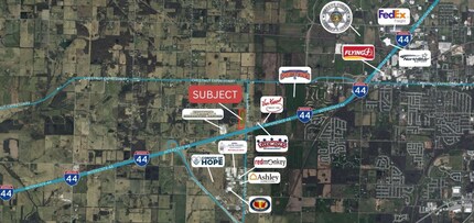 587 State Highway B, Springfield, MO - Aerial map view