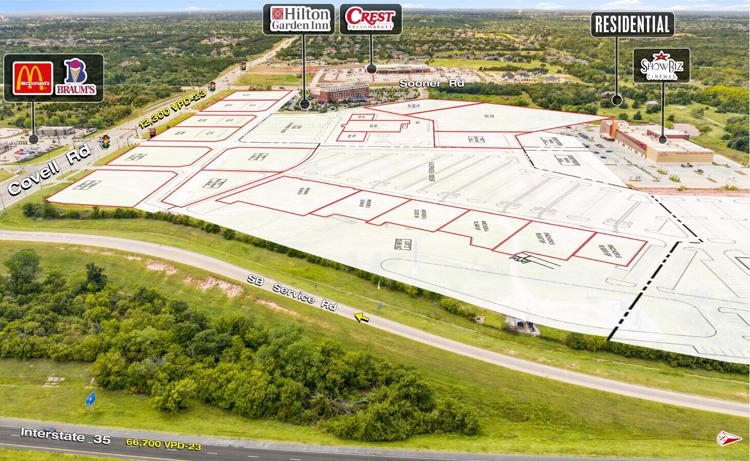 NWC of I35 & Covell Rd, Edmond, OK 73034, Edmond, OK 73034 LEGACY AT