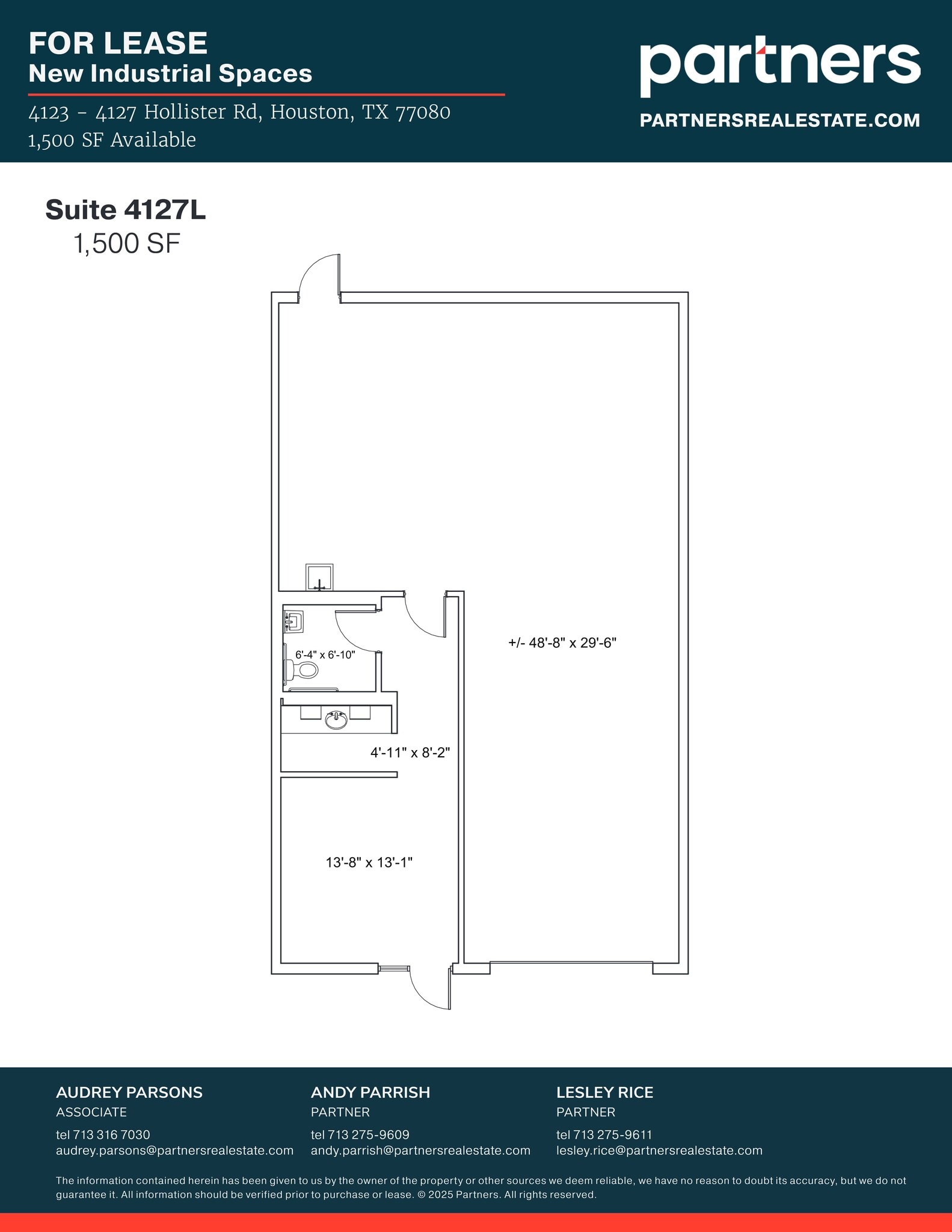 4125 Hollister Rd, Houston, TX for lease Site Plan- Image 1 of 1