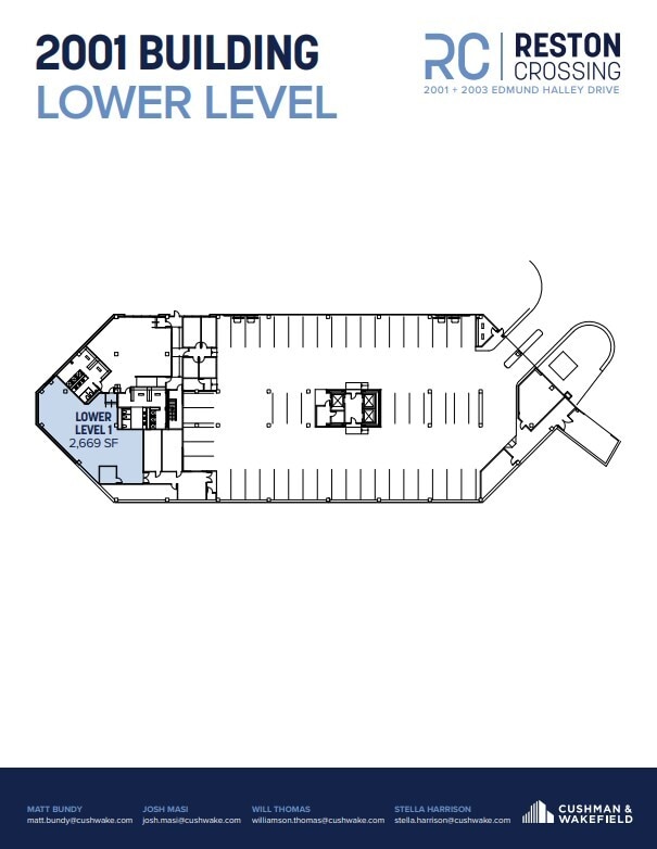 2001 Edmund Halley Dr, Reston, VA for lease Floor Plan- Image 1 of 1