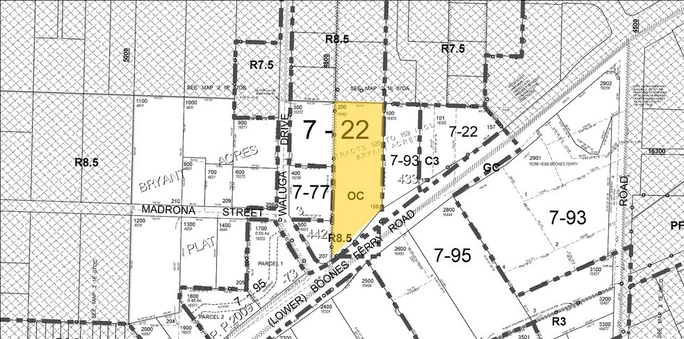16463 Boones Ferry Rd, Lake Oswego, OR for sale - Plat Map - Image 3 of 6