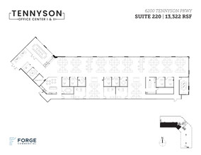 6100 Tennyson Pky, Plano, TX for lease Floor Plan- Image 2 of 3