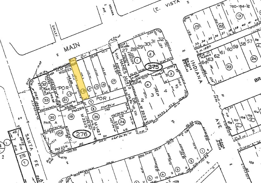 127 Main St, Vista, CA for lease - Plat Map - Image 2 of 19