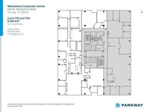 600 N Westshore Blvd, Tampa, FL for lease Floor Plan- Image 2 of 4