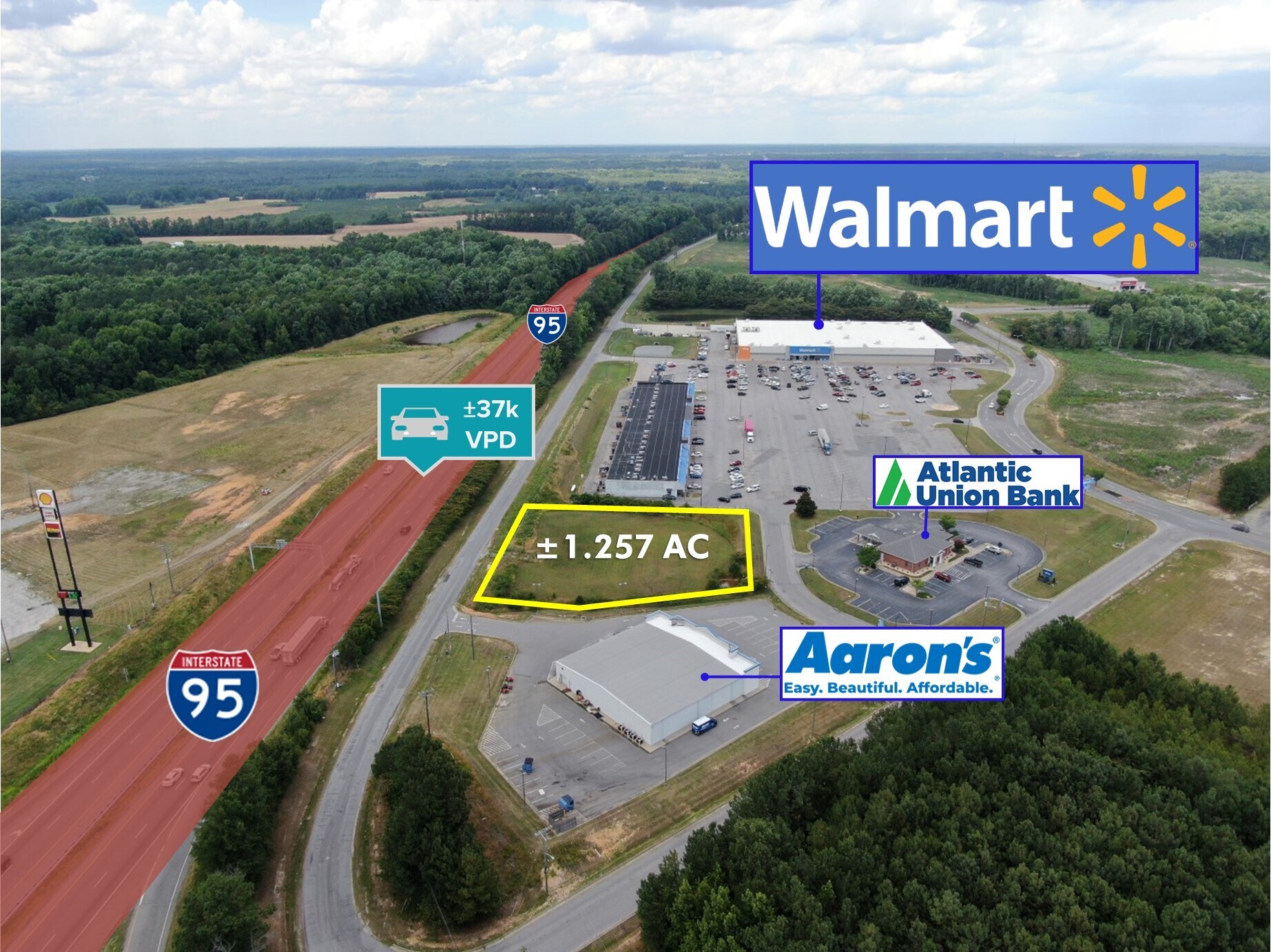 301 Market Dr, Emporia, VA 23847 Auction Walmart I95 Adj. Land