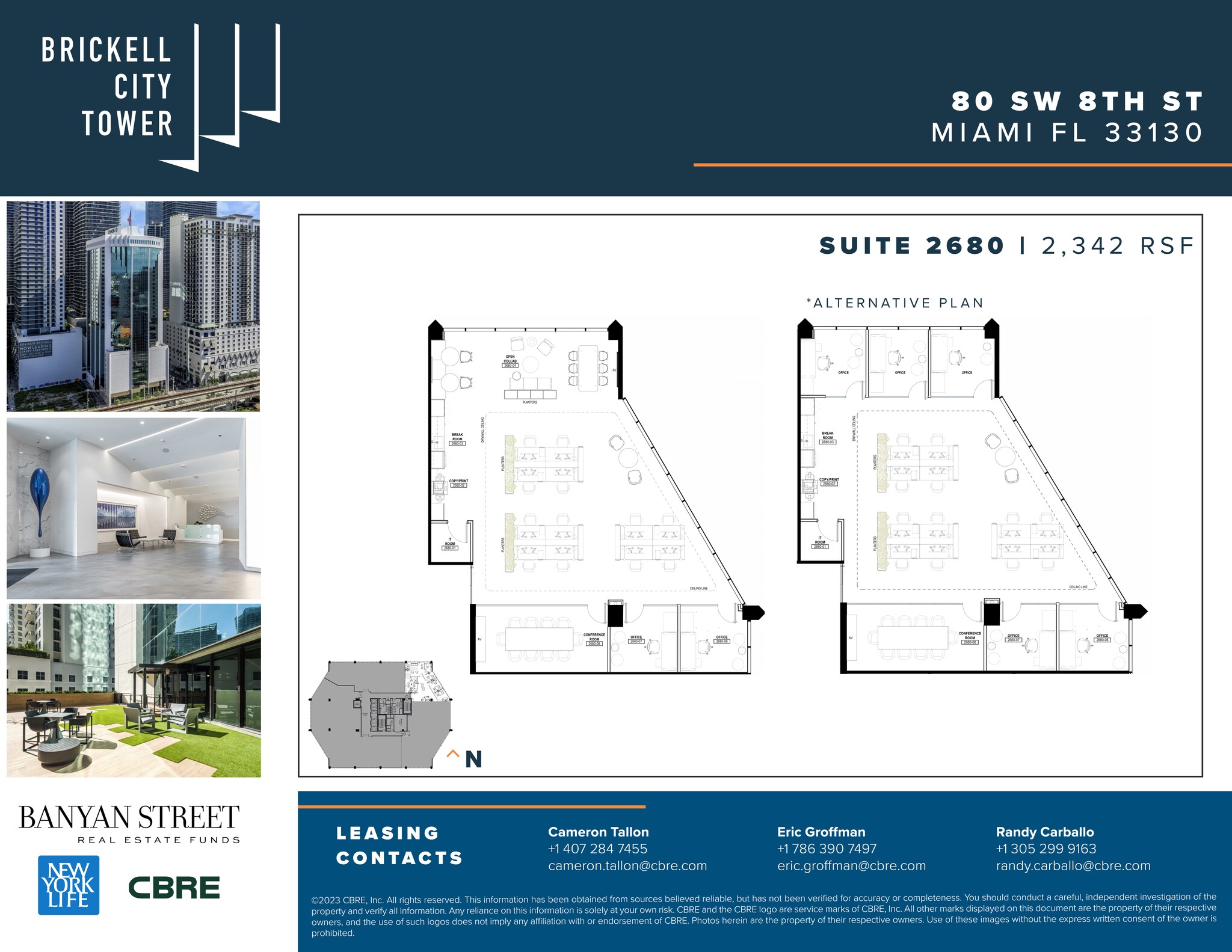 80 SW 8th St, Miami, FL for lease Site Plan- Image 1 of 1