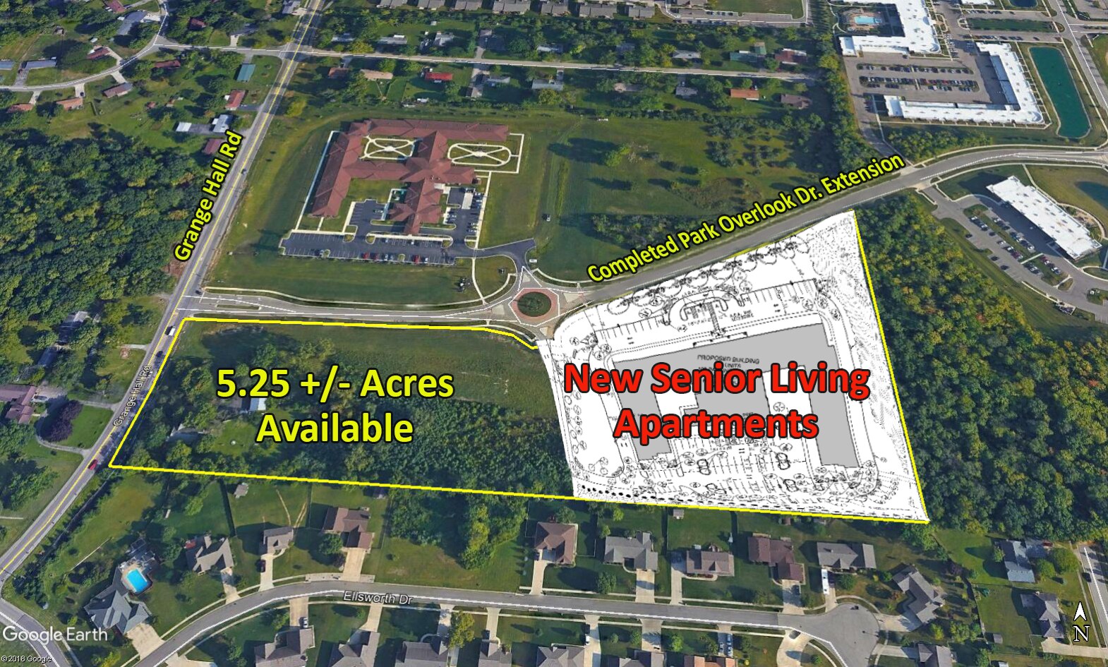 2500 Grange Hall Rd, Beavercreek, OH for sale Aerial- Image 1 of 1