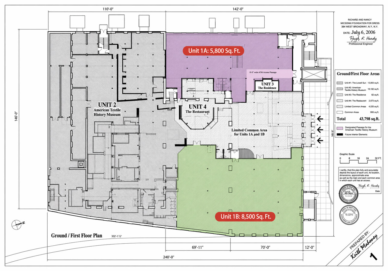 491 Dutton St, Lowell, MA 01854 - Unit 101A - - Floor Plan - Image 1 of 3
