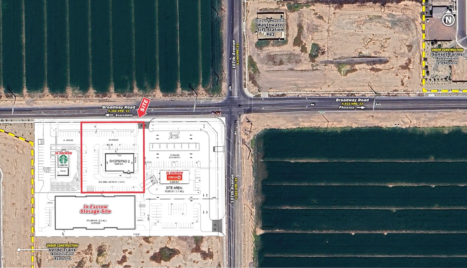 SW 107th & Broadway Rd, Tolleson, AZ for sale Building Photo- Image 1 of 7