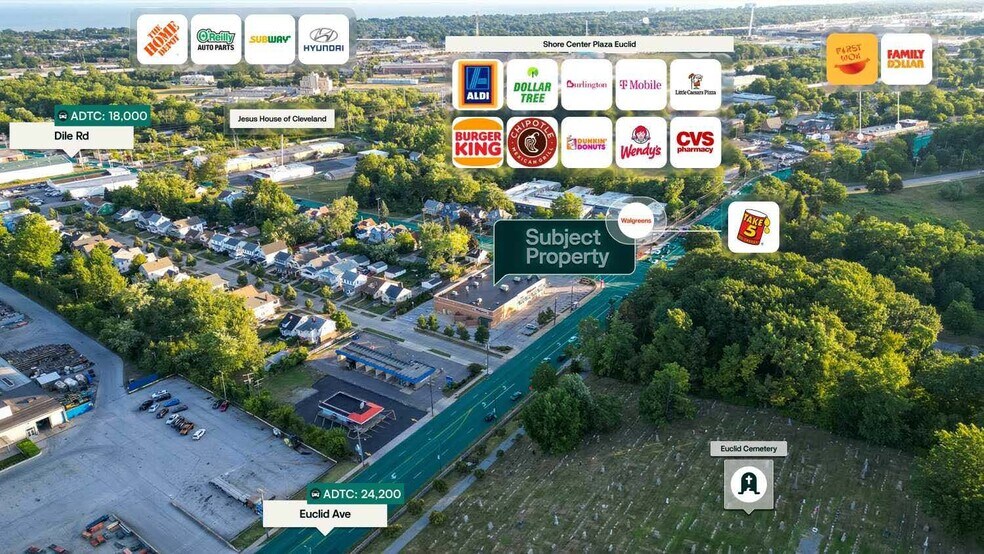 20485 Euclid Ave, Euclid, OH for sale - Aerial - Image 2 of 2