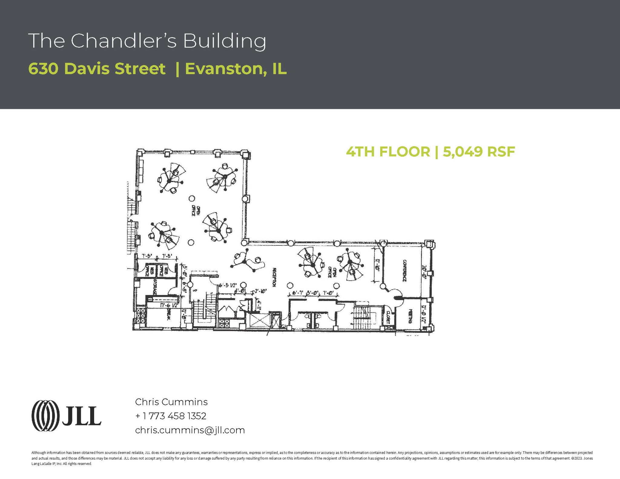 630 Davis St, Evanston, IL for lease Floor Plan- Image 1 of 1
