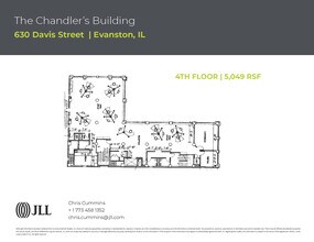 630 Davis St, Evanston, IL for lease Floor Plan- Image 1 of 1