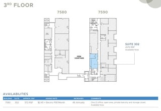 7590 Fay Ave, La Jolla, CA for lease Floor Plan- Image 1 of 1