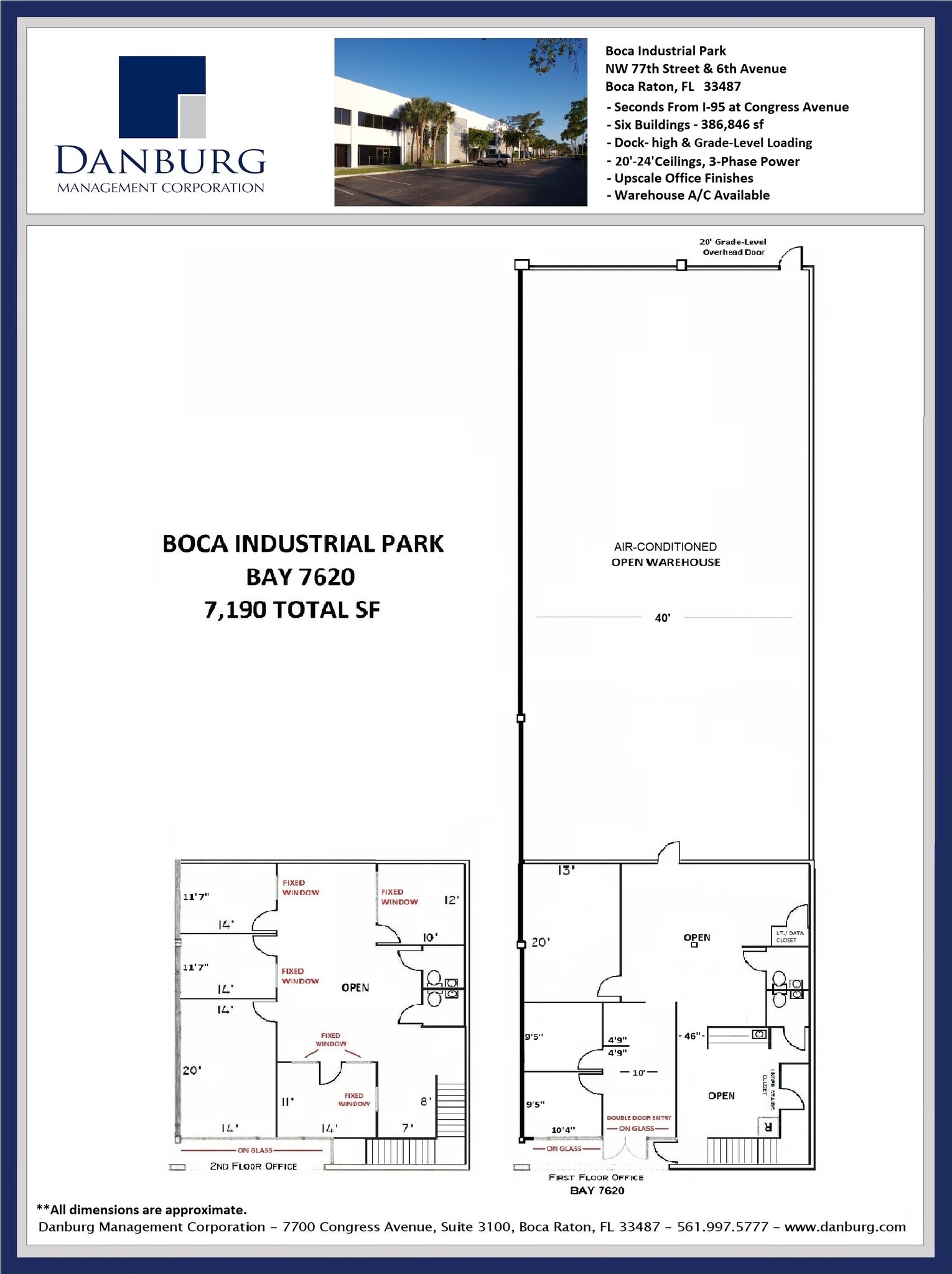 7640-7696 NW 6th Ave, Boca Raton, FL for lease Floor Plan- Image 1 of 1