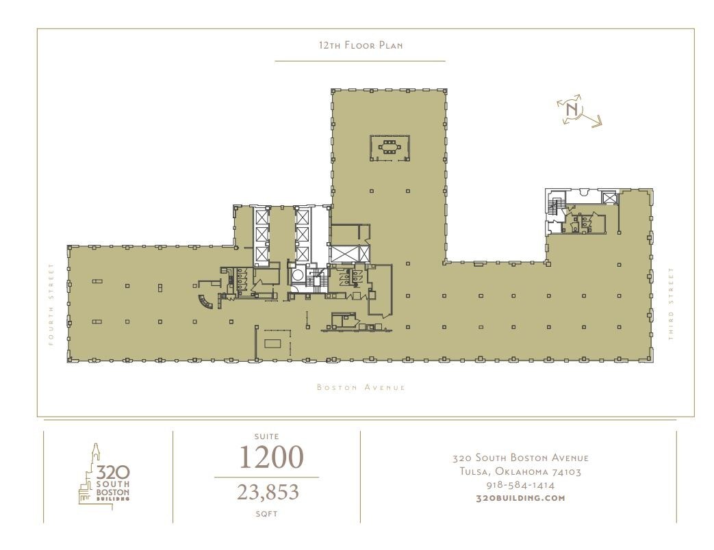 320 S Boston Ave, Tulsa, OK for lease Floor Plan- Image 1 of 16