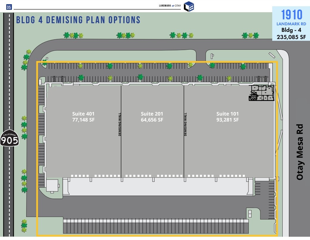 Otay Mesa Rd, San Diego, CA for lease Floor Plan- Image 1 of 2