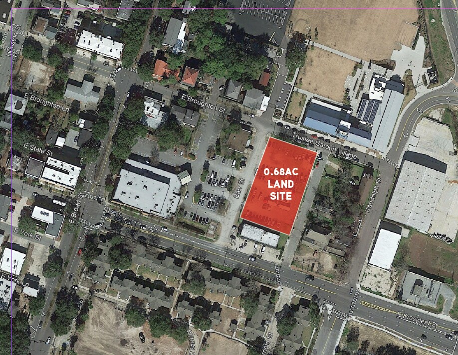 641 E Broughton St, Savannah, GA for sale Aerial- Image 1 of 1