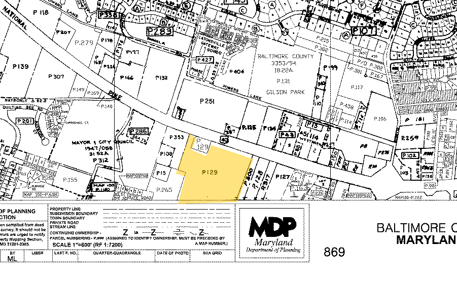 6501 Baltimore National Pike, Baltimore, MD for lease - Plat Map - Image 2 of 4