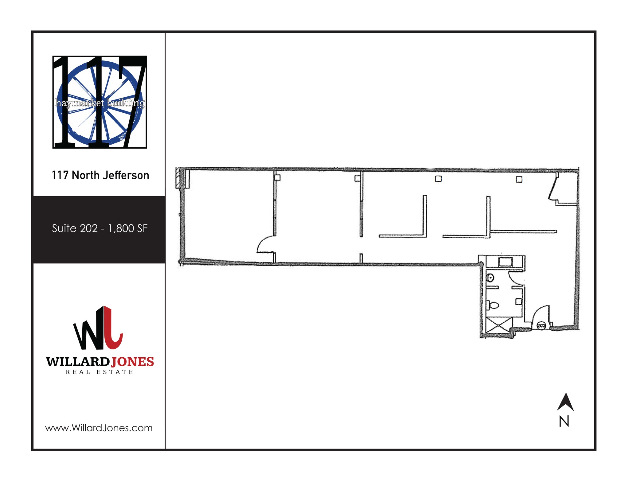 117-121 N Jefferson St, Chicago, IL for lease Floor Plan- Image 1 of 1