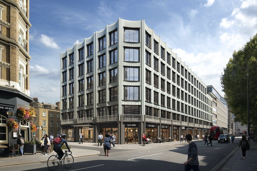 237-247 Tottenham Court Rd, London for lease - Building Photo - Image 2 of 3