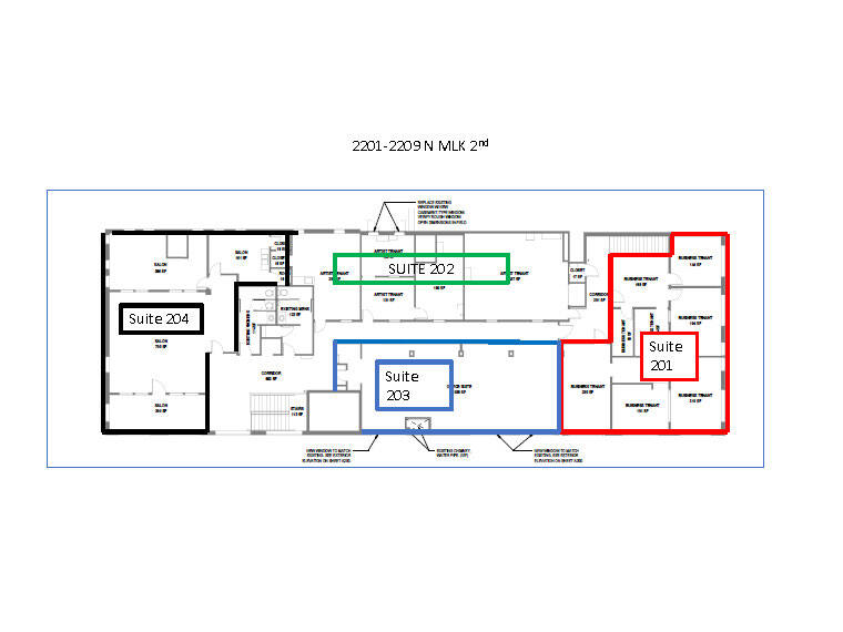 2201-2209 N Dr. Martin Luther King Jr Dr, Milwaukee, WI for lease Floor Plan- Image 1 of 8