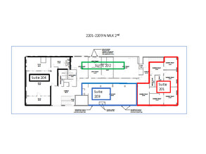 2201-2209 N Dr. Martin Luther King Jr Dr, Milwaukee, WI for lease Floor Plan- Image 1 of 8