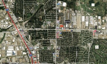 1907-1957 E Belt Line Rd, Carrollton, TX - AERIAL  map view