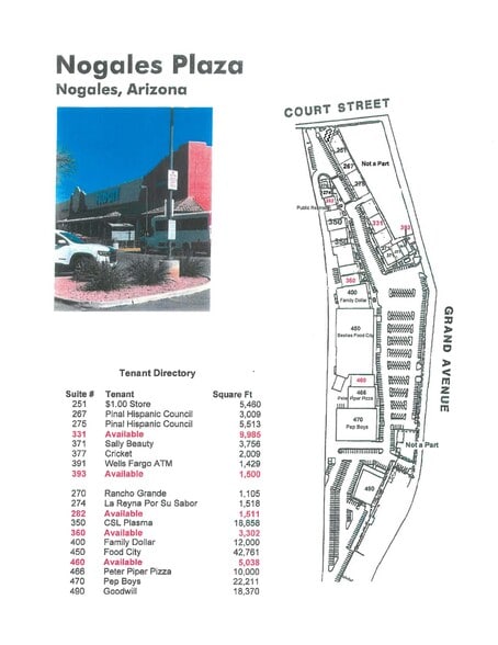 251-492 Grand Court Plaza Dr, Nogales, AZ for lease - Building Photo - Image 3 of 3