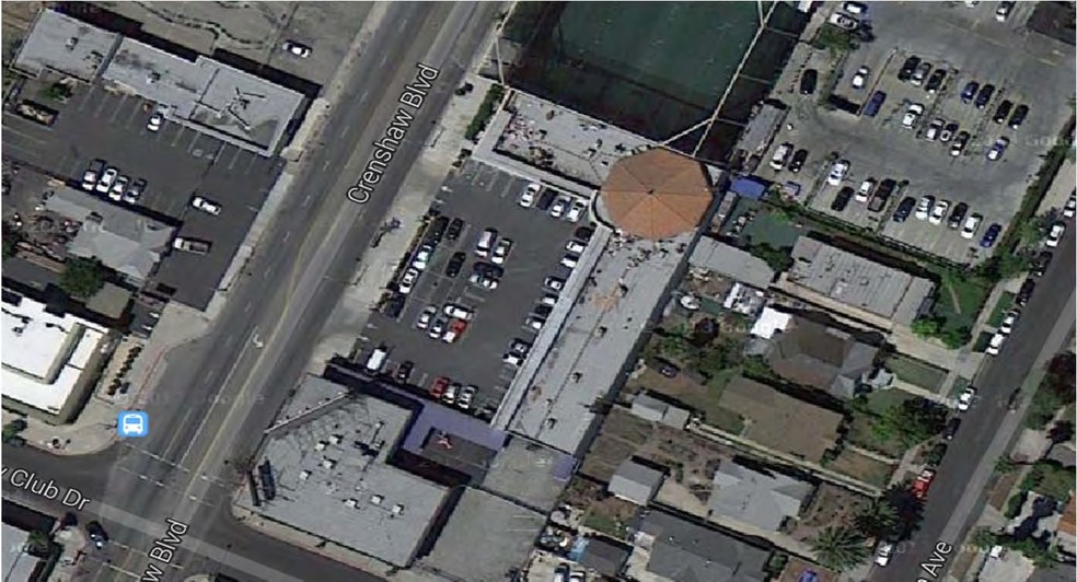 1032-1046 Crenshaw Blvd, Los Angeles, CA for lease - Aerial - Image 3 of 5