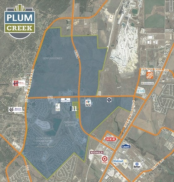 Kohlers Crossing, Kyle, TX for sale - Aerial - Image 1 of 1