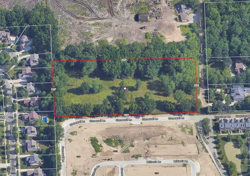 1725 Gorman St, Canton, MI for sale - Aerial - Image 1 of 4