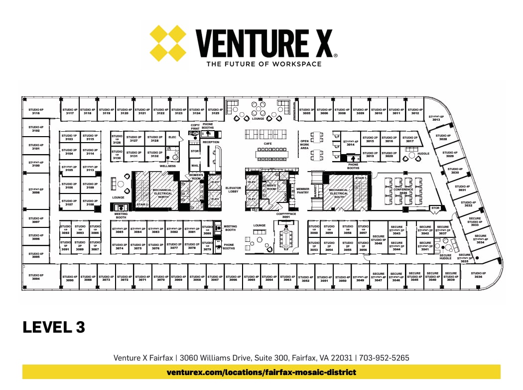 3060 Williams Dr, Fairfax, VA for lease Floor Plan- Image 1 of 8