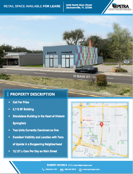 1642 N Main St, Jacksonville, FL for lease - Building Photo - Image 1 of 20