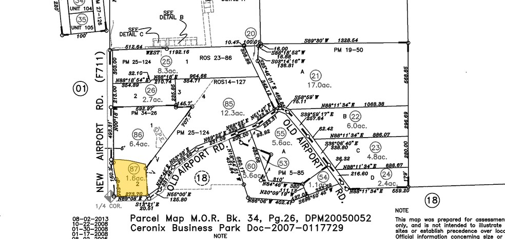 13300 New Airport Rd, Auburn, CA for lease - Plat Map - Image 3 of 3