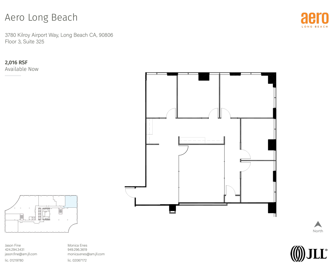 3900 Kilroy Airport Way, Long Beach, CA for lease Floor Plan- Image 1 of 1