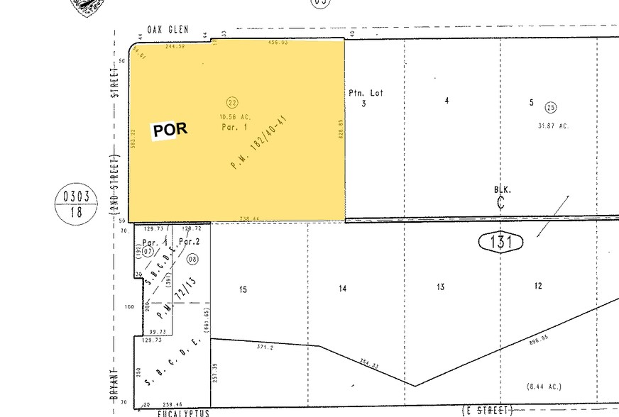 Oak Glen Rd, Yucaipa, CA for lease - Plat Map - Image 2 of 2