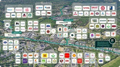 1989 Richmond Rd, Williamsburg, VA - AERIAL map view