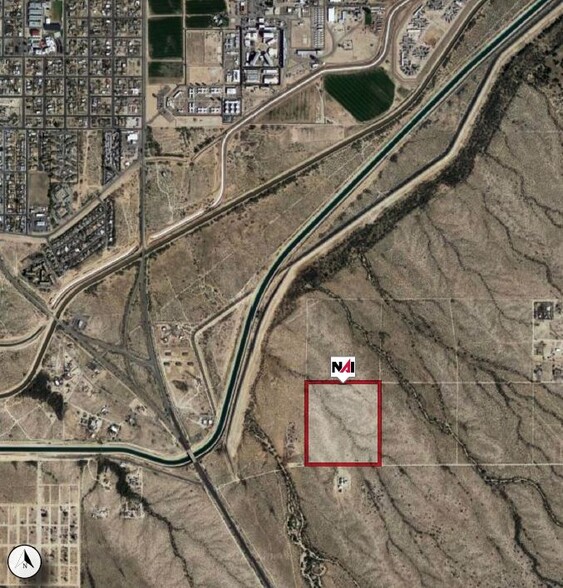 NWC Sun Aire Dr & Carrell Ln, Florence, AZ for sale - Aerial - Image 2 of 4