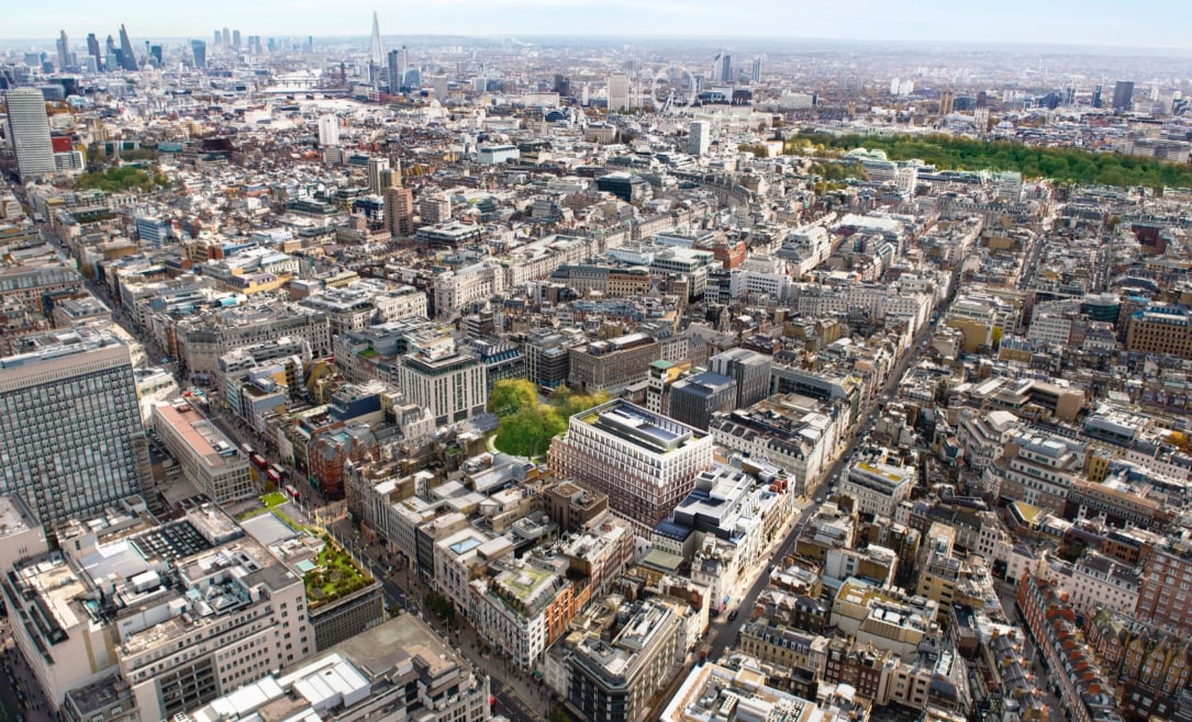 18-20 Hanover Sq, London for sale Aerial- Image 1 of 1